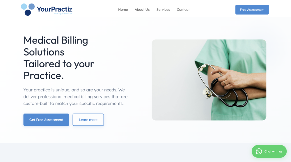 YourPractiz practice management website design Durban South Africa